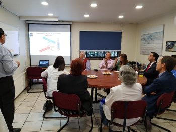 Visita alcalde Ilustre Municipalidad de Santiago